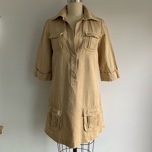 Diane Von FURSTENBERG Robert’s khaki safari dress size 6